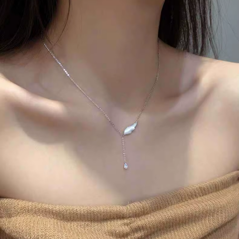 Necklace - Dove Feather