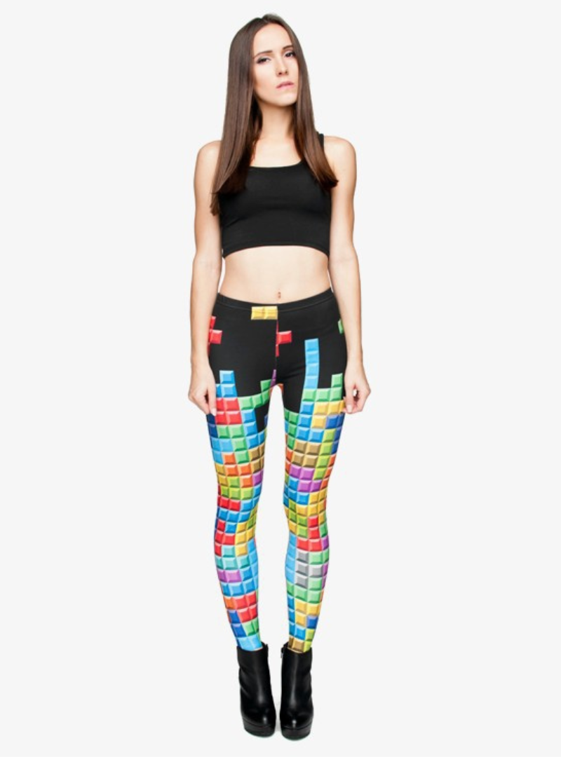 Regular Leggings (8-12 UK Size) - Blocks