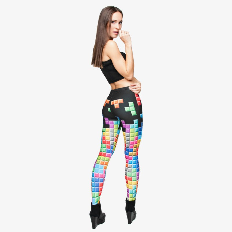 Regular Leggings (8-12 UK Size) - Blocks